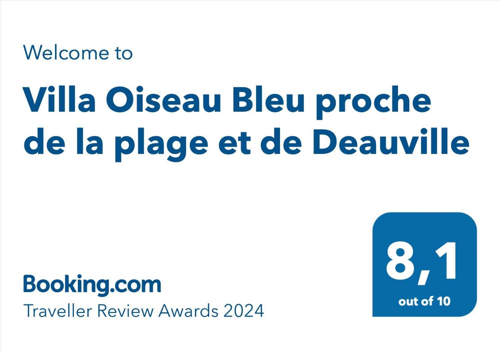 La Villa L'Oiseau Bleu Proche De La Plage Et De Deauville !!! Awards 2025 Блонвиль-сюр-Мер Номер фото